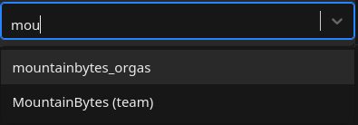 Group and Team selection